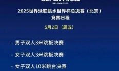 沙巴APP:2025北京跳水世界杯总决赛赛程时间表 中国“梦之队”参赛名单